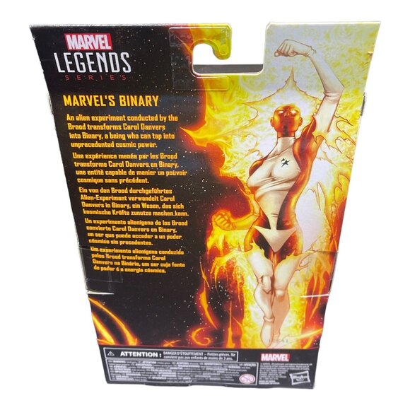 New Marvel Legends Binary Walgreens Exclusive Figure Hasbro Avengers X-men Toy - Picture 3 of 9